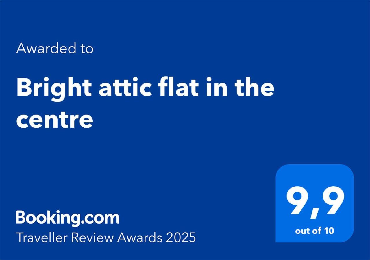 Bright Attic Flat In The Centre Riga Exterior foto